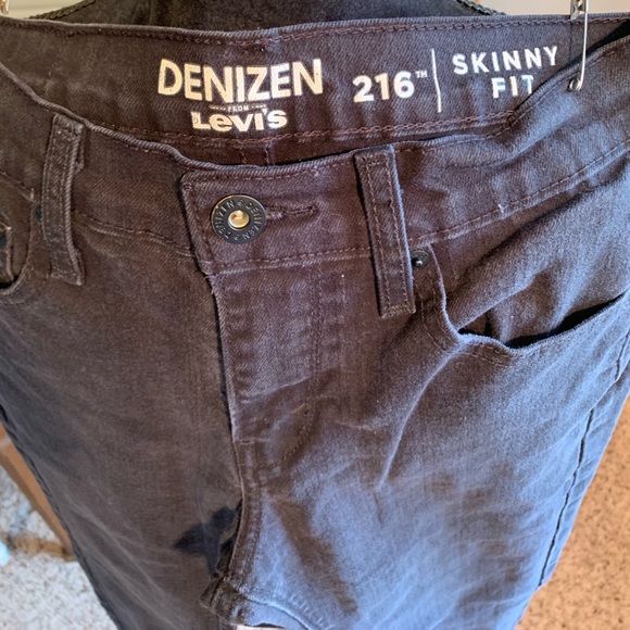 Denizen Levi’s Black 216 Skinny Fit W 29” L 32” Size 8 - Picture 4 of 6